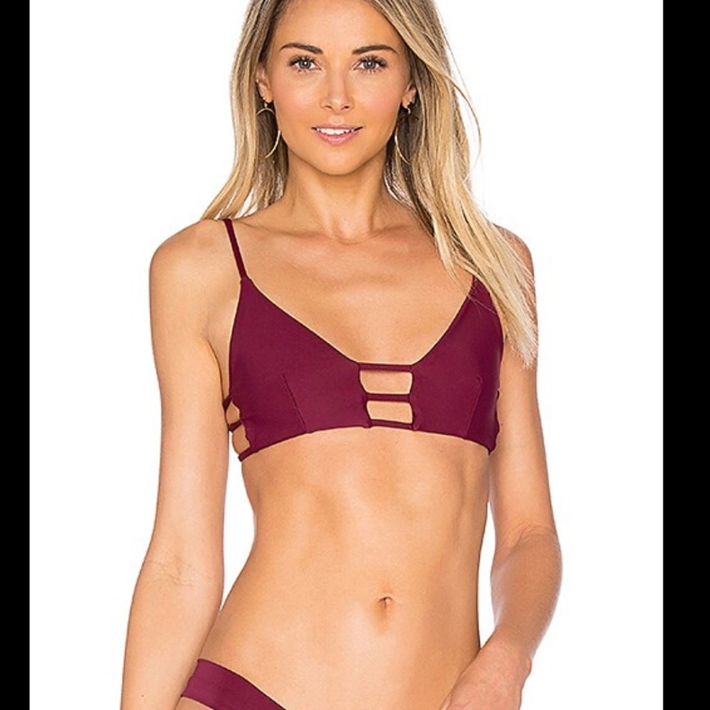 Montce Swim Cage Bralette bikini top.